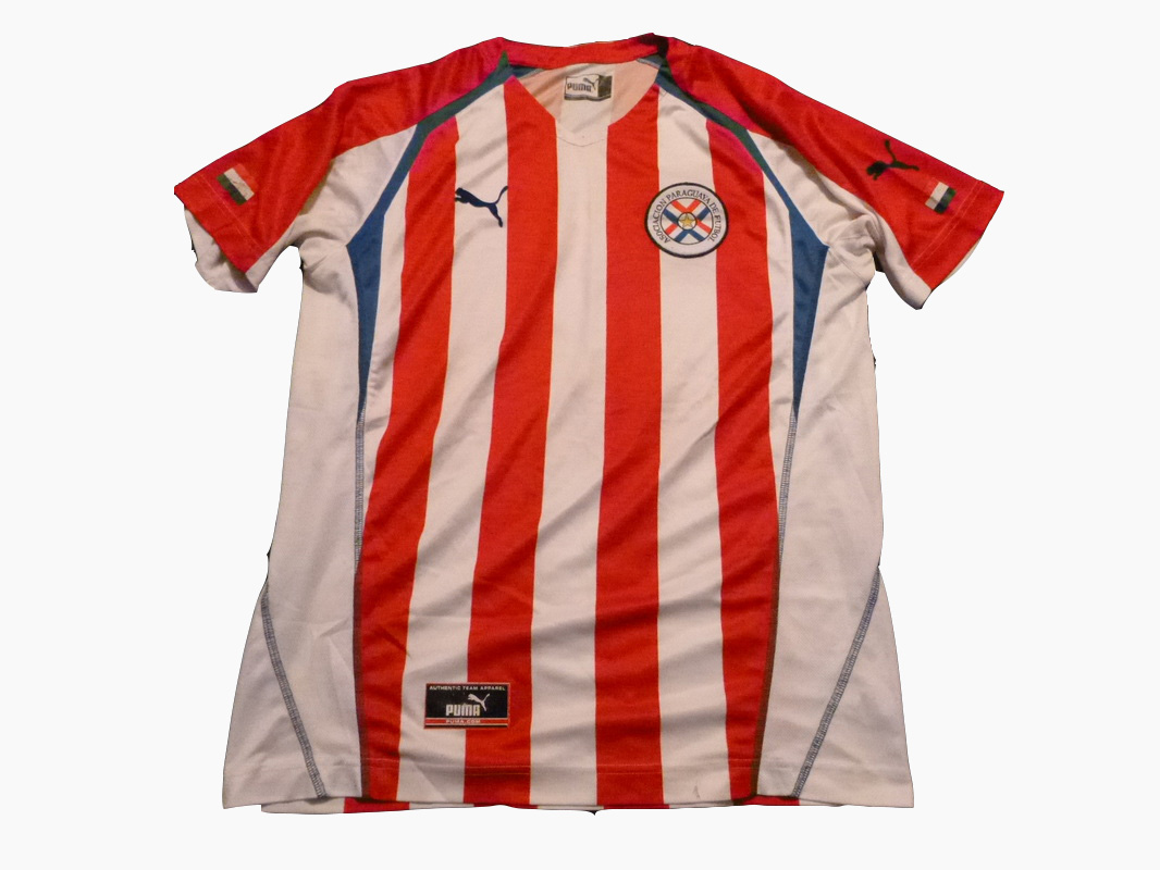 camiseta de la selección paraguaya